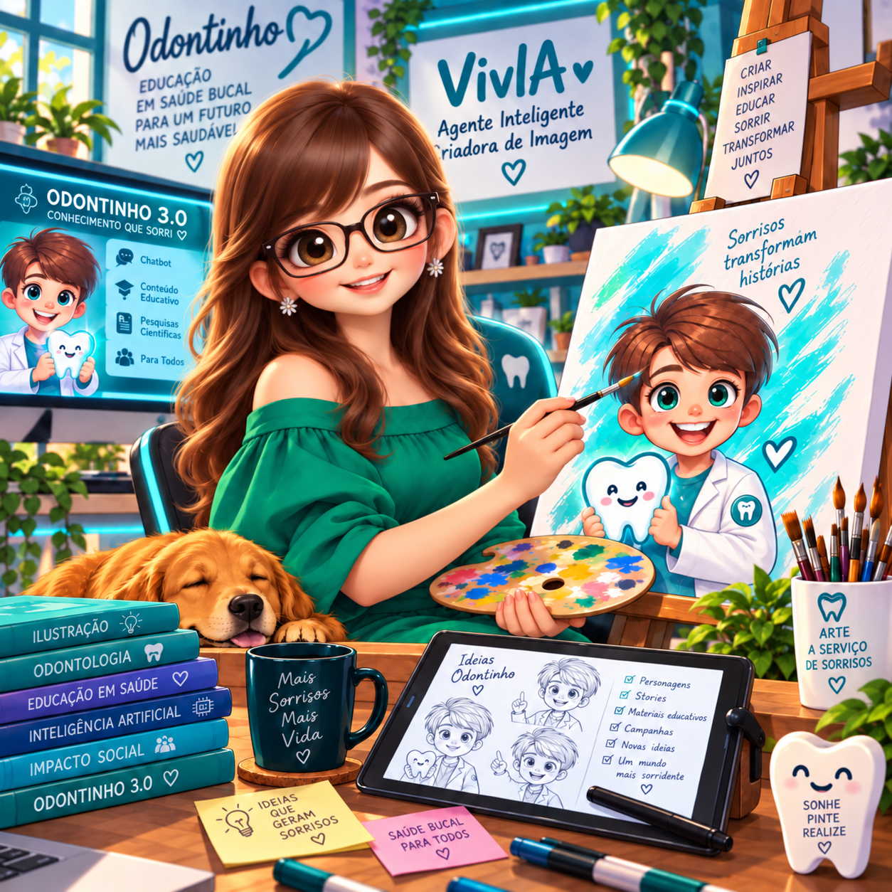 VivIA — Ilustradora do projeto